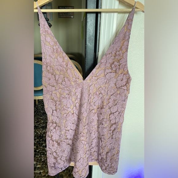 ☀️Free people night shimmer lace mini dress - Picture 5 of 5